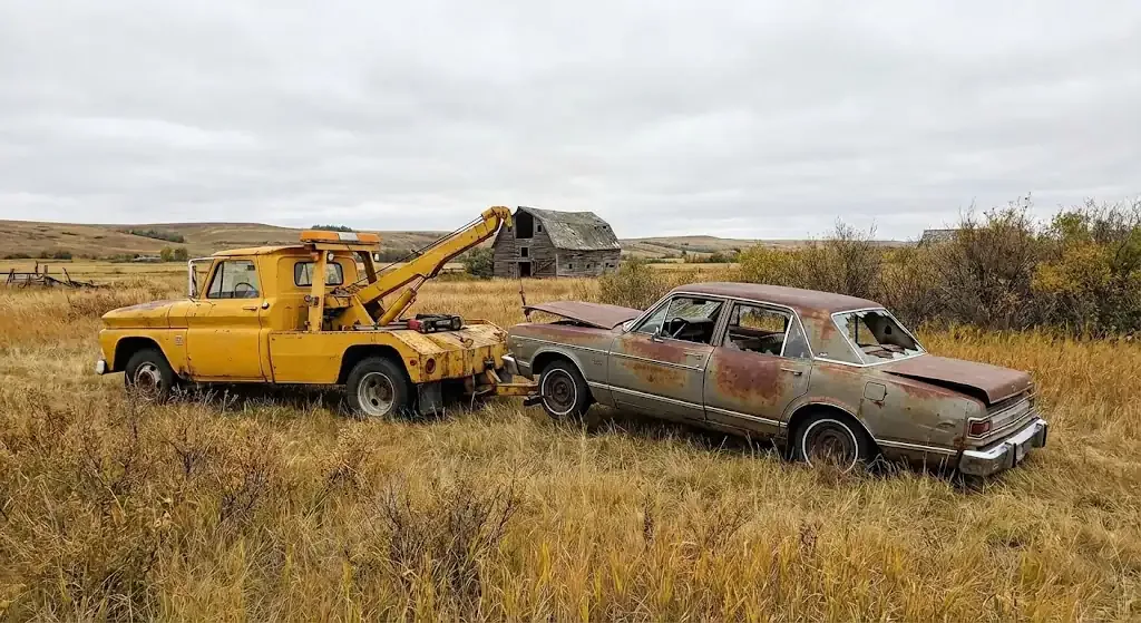 Montreal free scrap car pickup service